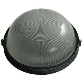 230vac 9w Black Led Bulkhead (6000k) 192mm Dia. Ip54