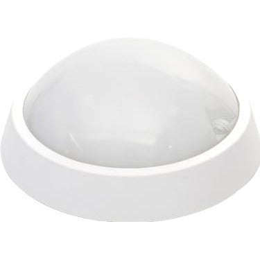 12w Led Plastic WHT Bulkhead 600k C/W 85-265vac