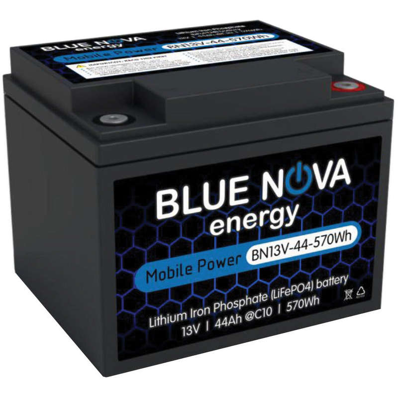 570Wh 44AH 13VDC Mobile Power LIFePO4 Battery C/W BMS