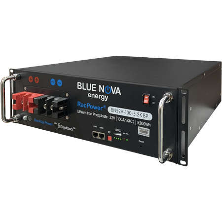 5.12kWh 100Ah 52VDC LIFePO4 Battery C/W Comms and BMS Backup Power