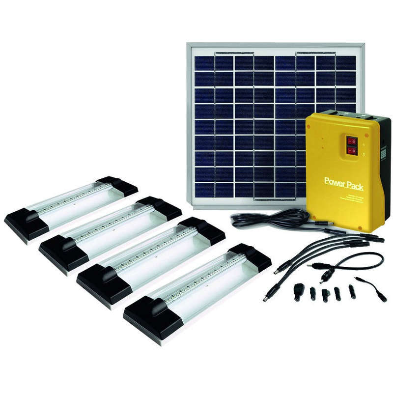 Solar Light Home Kit 4 x 1.5W LED Light