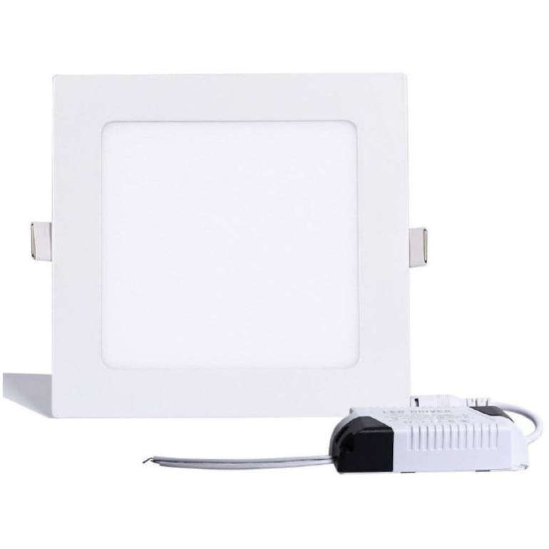 Pack Of 3 9W 150X150mm Square Day Light Led Down Light 4200K 85-265V