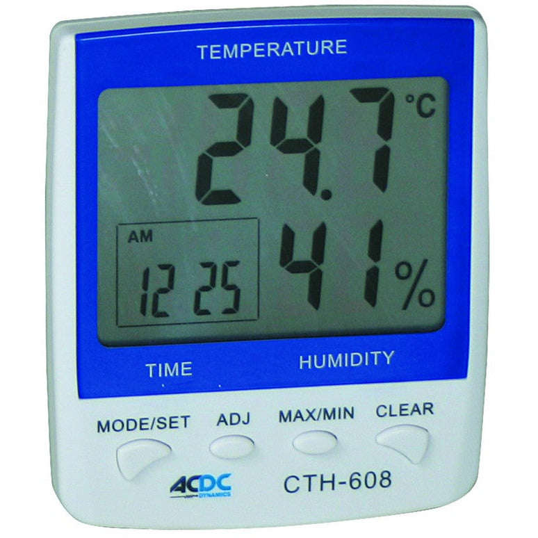 Digital Indoor Thermometer/Hygrometer/Clock