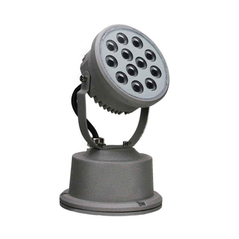 Aluminium Floodlight c/w remote 230V RGB LED