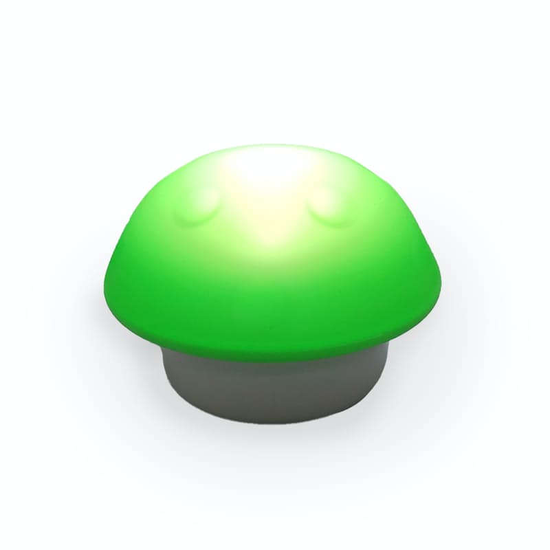 LED Mushroom Shaped Night Light - Green