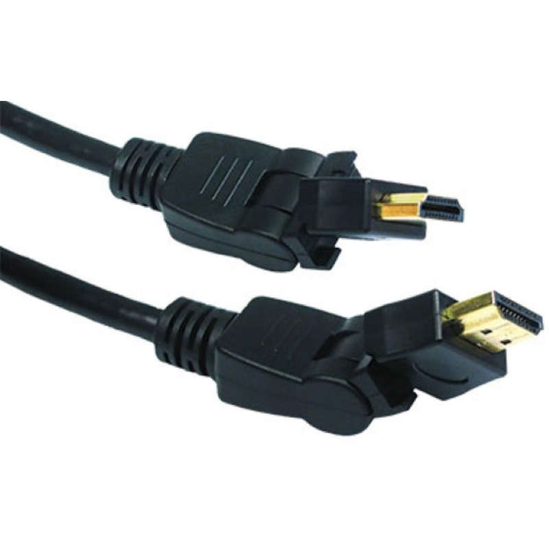 3m HDMI Cable with 180deg Rotating Plugs