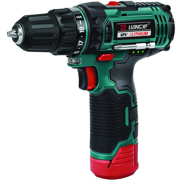 12V 2.0AH Cordless Drill - 2 Speed - 10mm Chuck