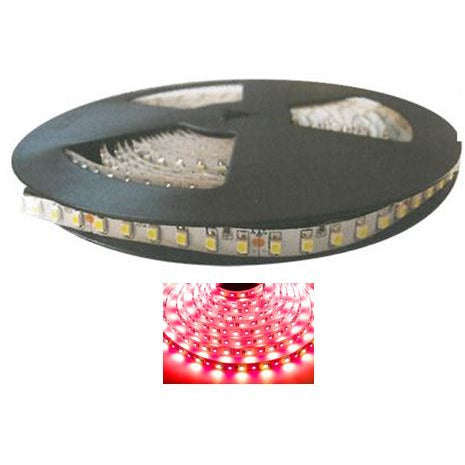 12vdc 60/M Led Red Flex Strip White PCB Non W/Proof /5m