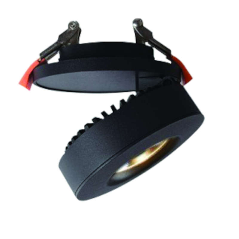 Modern Ceiling Spotlight 12W Black R DL