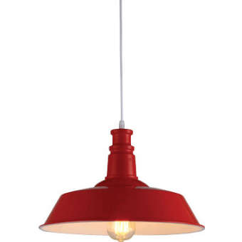 Traditional Pendant Light - Red