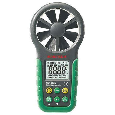 Digital Anemometer with Temperature & Humidity - MS6252B