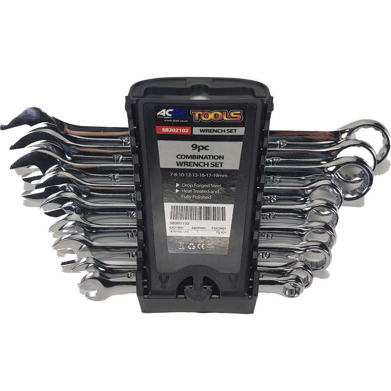 9 Piece Combination Spanner Set