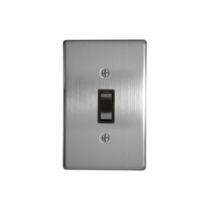 Classic Switches 2 x 4 1 Lever 1 Way Silver