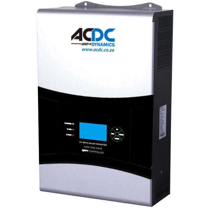 Hybrid Solar Inverter 3000va/24vdc C/W 60a MPPT Cont.