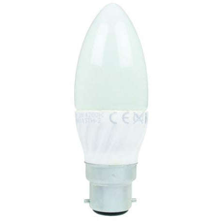 230vac Daylight Led Candle Lamp 3w B23