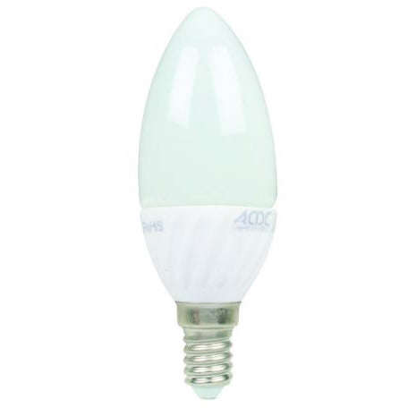 Pack Of Six 230vac Warm White Led Candle Lamp 3w e14