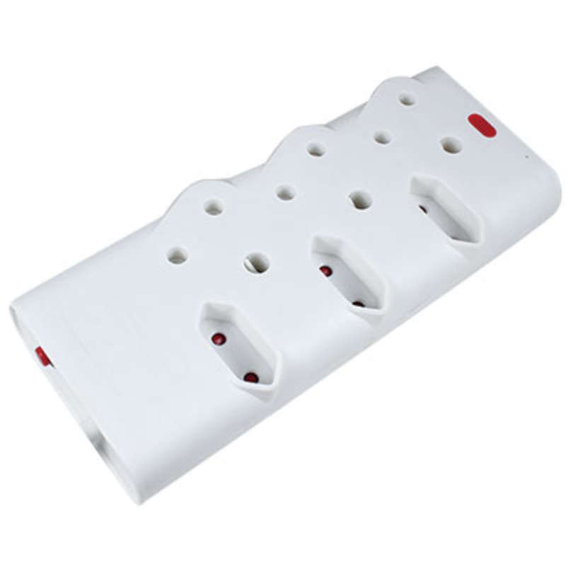 3x16A + 3x2 Pin Euro Multiplug with Overload