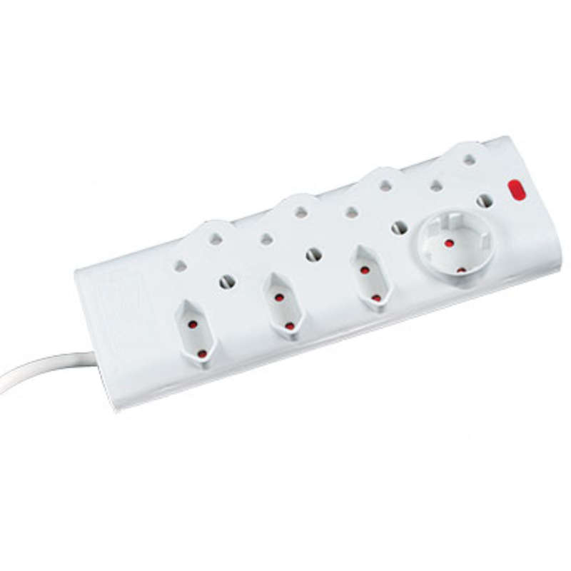 4x16A + 3x2 Pin Euro + 1 Shuko Multiplug with Overload