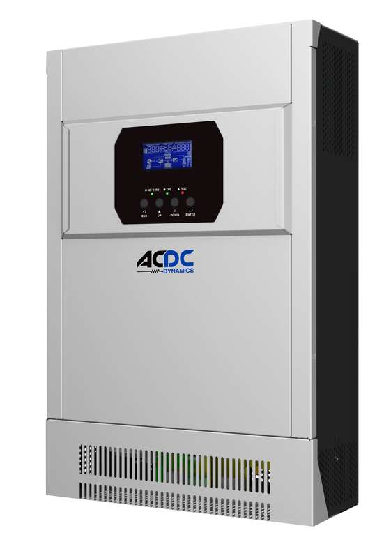 Hybrid Solar Inverter 5000VA/48VDC Including 60A MPPT Controller no battery incl