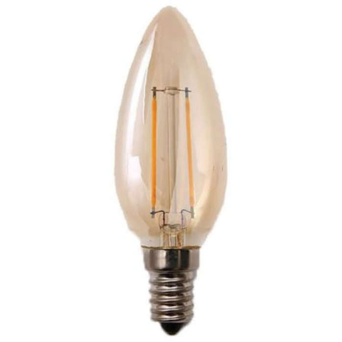 Pack Of 3 2W Candle Long Led Lamp Dimmable E14 2200K 230Vac