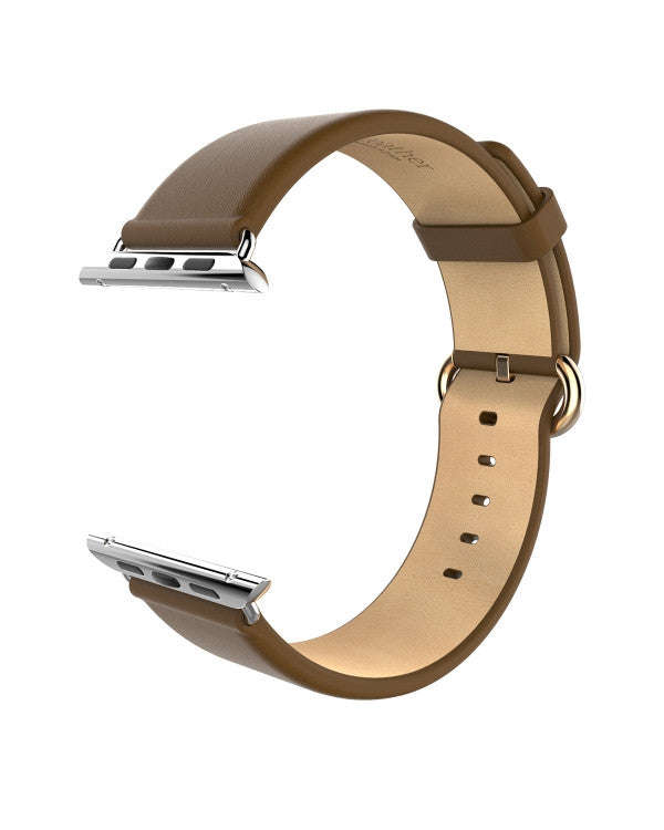 Hoco - Art Series Classic Real Leather Watchband for Apple Watch 38 mm - Black