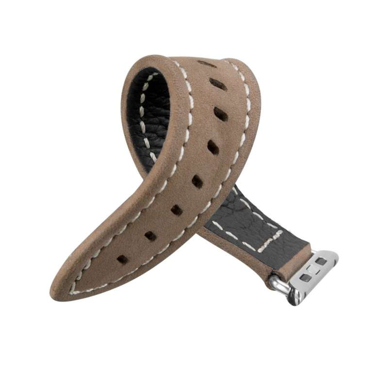 Hoco - Art series Luxury Real Leather Watchband for Apple Watch 38 mm - Classic Brown