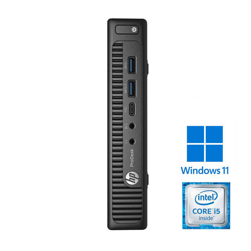 REFURBISHED - HP PRODESK 600 G2 MINI PC - I5 6500T - 8GB DDR4 - 256GB SSD - COMPUTER