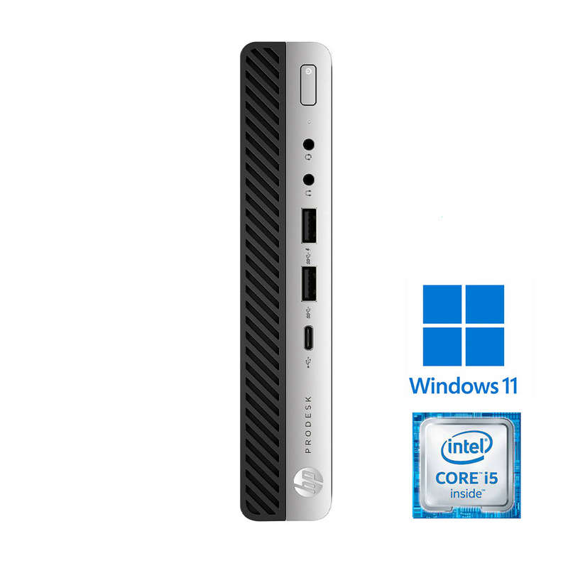 REFURBISHED - HP PRODESK 600 G3 MINI PC - I5 6500T - 8GB DDR4 - 256GB SSD - COMPUTER