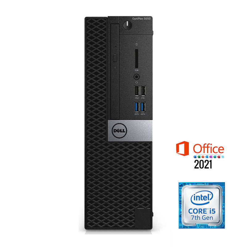 REFURBISHED - DELL OPTIPLEX 5050 SFF - I5 7500 - 8GB DDR4 - 256GB SSD - MS OFFICE 2021 - COMPUTER