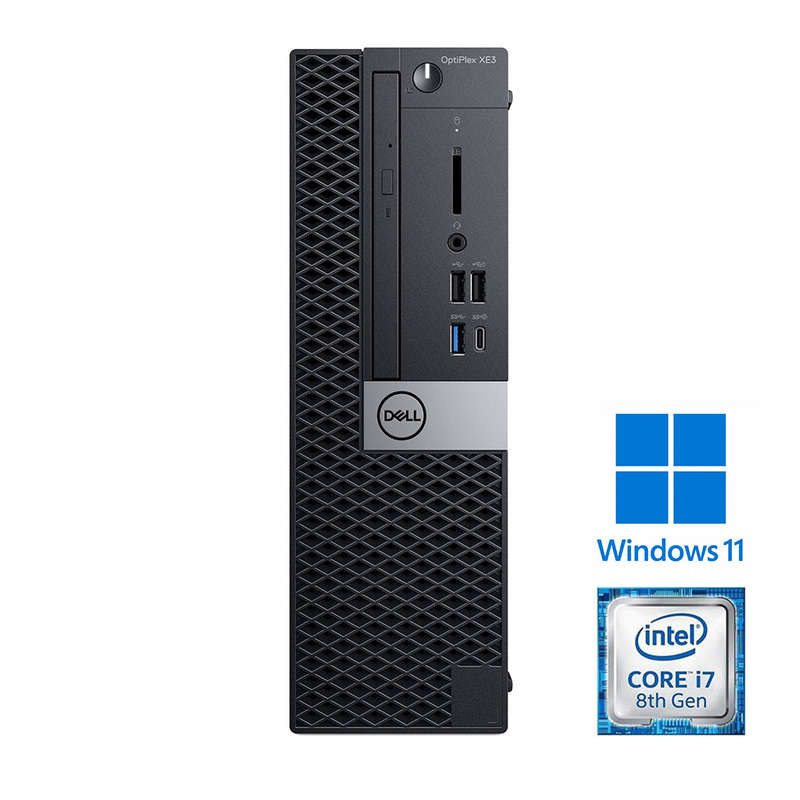 REFURBISHED - DELL OPTIPLEX XE3 SFF - I7 8700 - 16GB DDR4 - 256GB SSD - COMPUTER