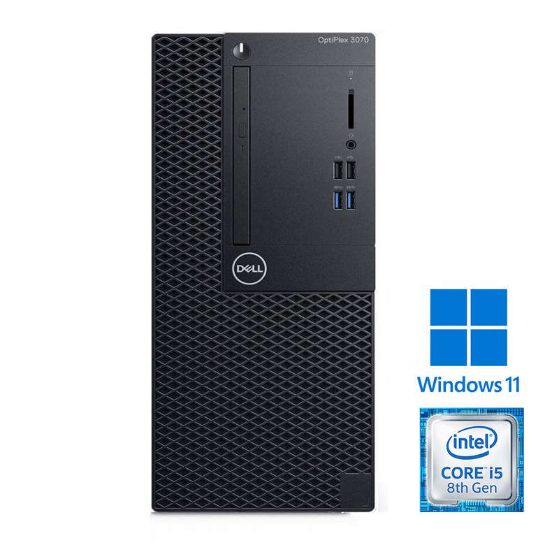 REFURBISHED - DELL OPTIPLEX 3070 MINI TOWER - I5 8400 - 8GB - 256GB SSD - COMPUTER