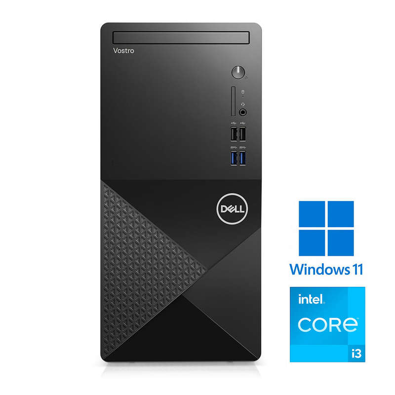 REFURBISHED - DELL VOSTRO 3910 MINI TOWER - I3 12100 - 12TH GEN - 16GB DDR4 - 512GB NVME SSD - CO...