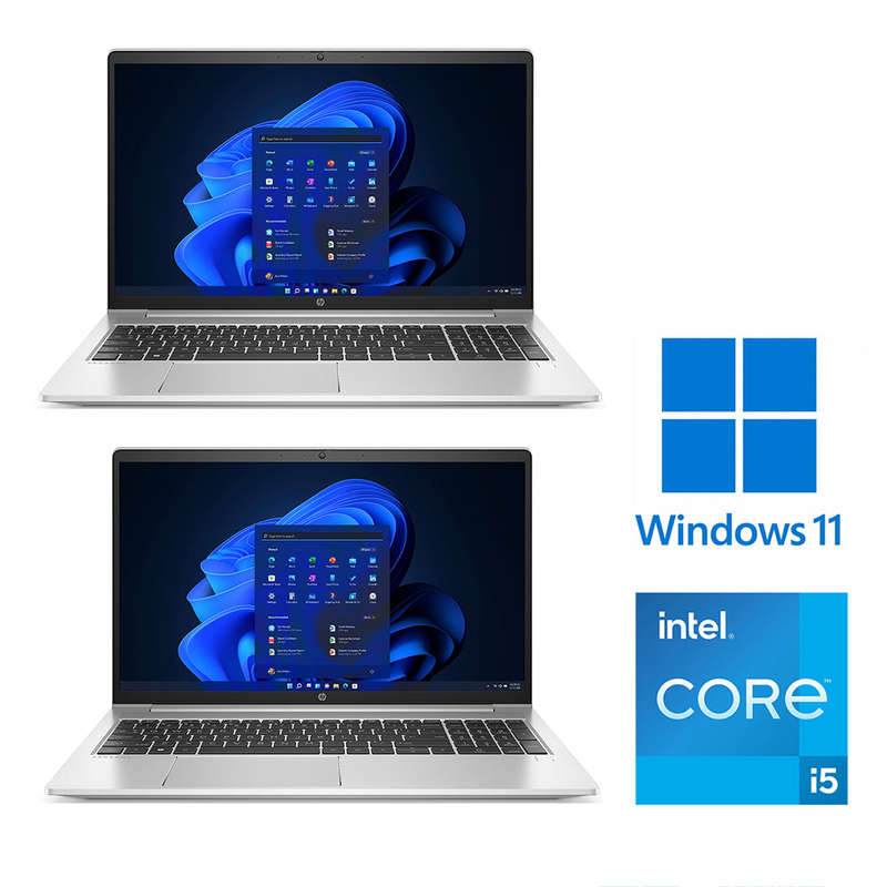 REFURBISHED - 2X HP PROBOOK 450 G8 - I5 1135G7 - 11TH GEN - 16GB DDR4 - 256GB NVME SSD - 15.6 INC...