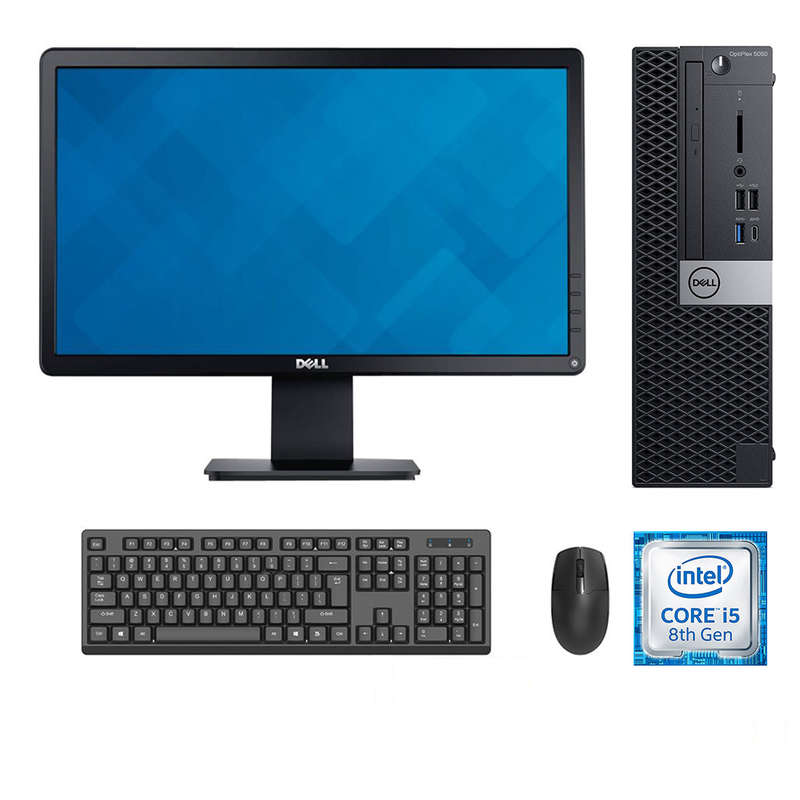 REFURBISHED - DELL OPTIPLEX 5050 SFF - I5 7500 - 8GB DDR4 - 256GB SSD - 19.5INCH - DELL - E2014H ...