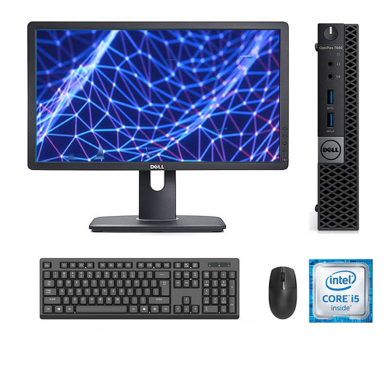 REFURBISHED - DELL OPTIPLEX 7040 MINI PC - I5 6500T - 8GB DDR4 - 128GB M.2 SSD - 19INCH - DELL - ...