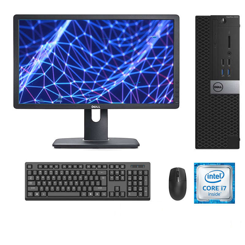 REFURBISHED - DELL OPTIPLEX 3040 SFF - I7 6700 - 16GB DDR3 - 256GB SSD - 23INCH - DELL - U2312HMT...