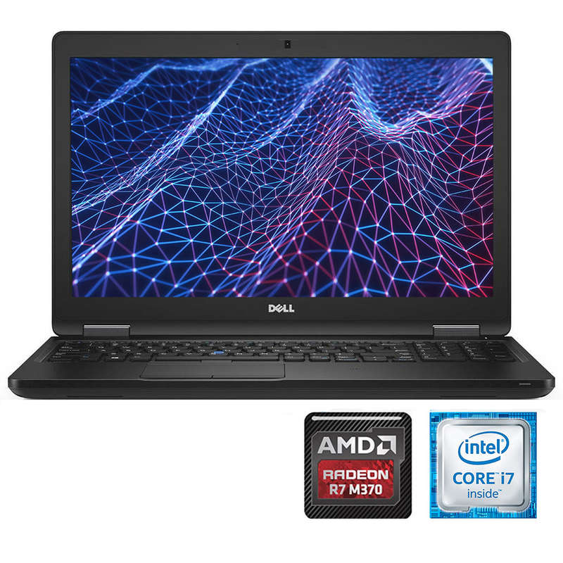 REFURBISHED - DELL LATITUDE E5570 - I7 6820HQ - 16GB DDR4 - 256GB SSD - AMD RADEON R7 M370 - 15.6...