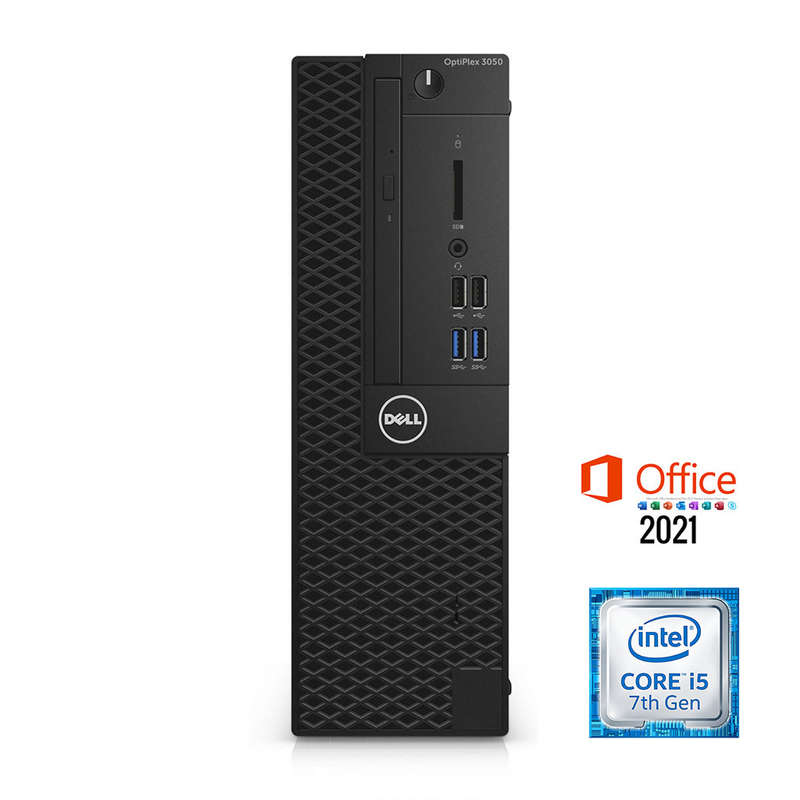 REFURBISHED - DELL OPTIPLEX 3050 SFF - I5 7400 - 8GB DDR4 - 256GB SSD - MS OFFICE 2021 - COMPUTER