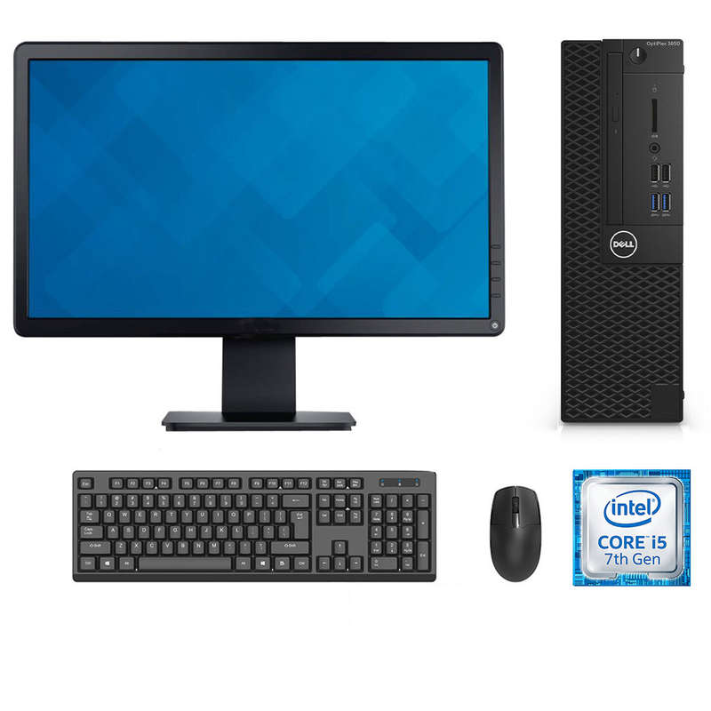 REFURBISHED - DELL OPTIPLEX 3050 SFF - I5 7500 - 8GB DDR4 - 256GB SSD - 19 INCH - DELL - COMPUTER...