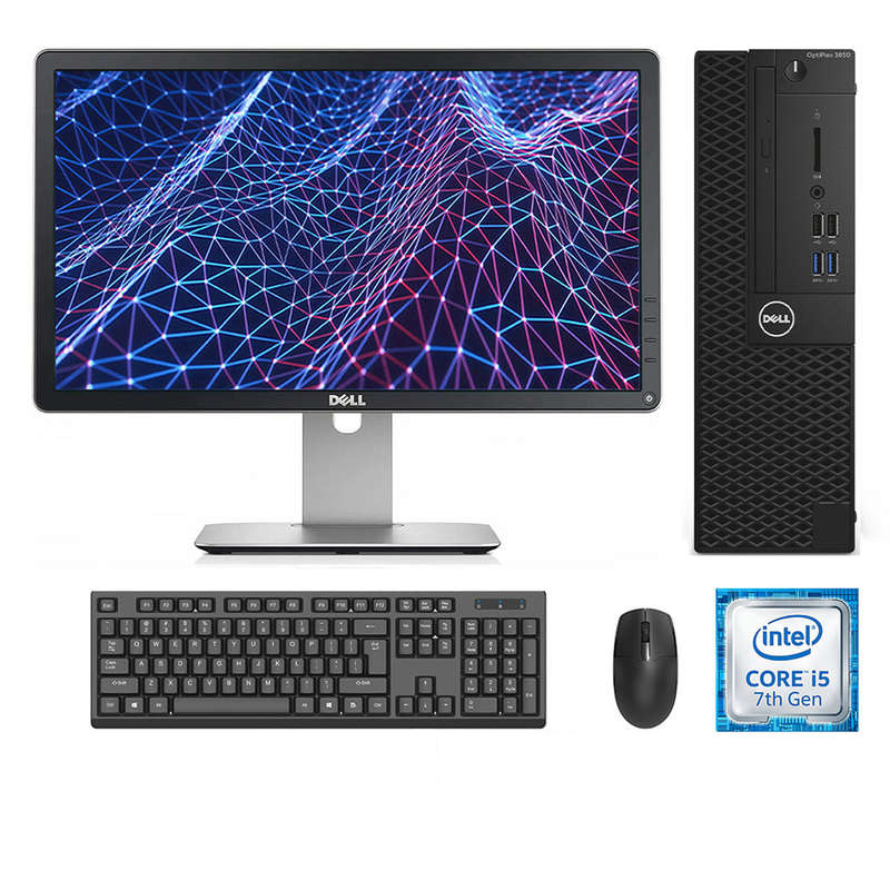 REFURBISHED - DELL OPTIPLEX 3050 SFF - I5 7400 - 8GB DDR4 - 256GB SSD - 23INCH - DELL - P2314HT -...