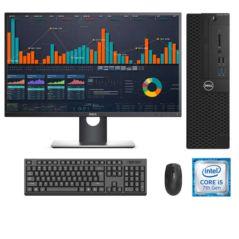 REFURBISHED - DELL OPTIPLEX 3050 SFF - I5 7400 - 8GB DDR4 - 256GB SSD - 23INCH - DELL - P2317H - ...