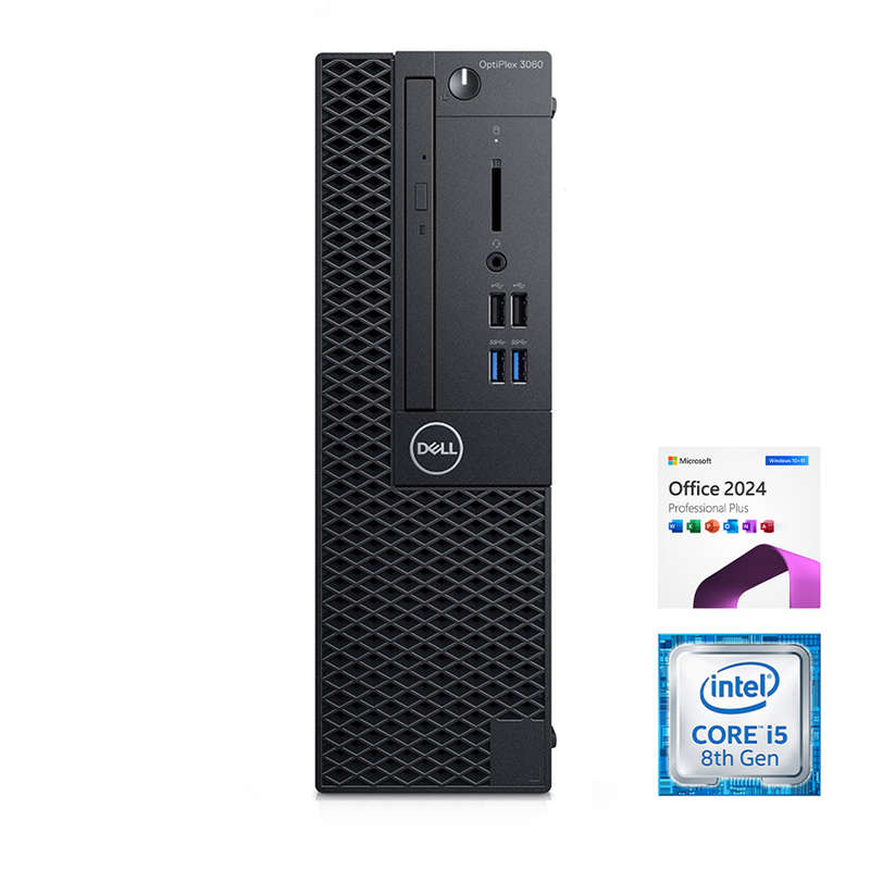 REFURBISHED - DELL OPTIPLEX 3060 SFF - I5 8400 - 8GB DDR4 - 240GB M.2 SSD - COMPUTER