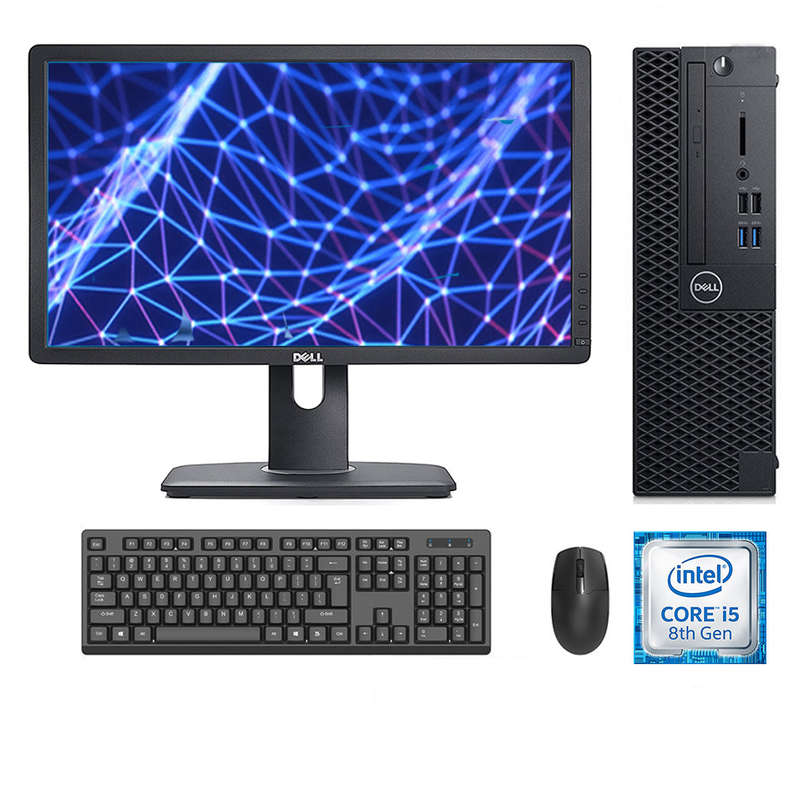 REFURBISHED - DELL OPTIPLEX 3060 SFF - I5 8400T - 8GB DDR4 - 256GB SSD - 23INCH - DELL - U2312HMT...