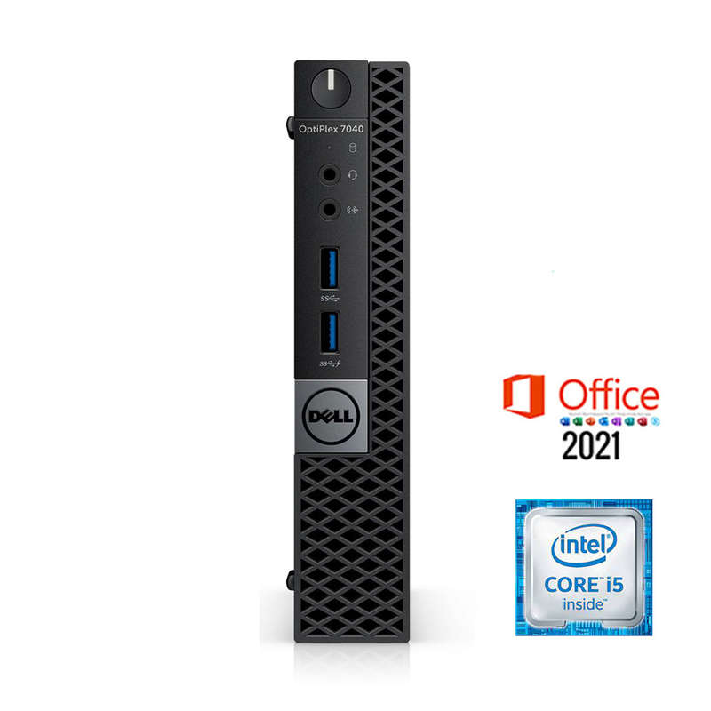 REFURBISHED - DELL OPTIPLEX 7040 MINI PC - I5 6500T - 16GB DDR4 - 256GB NVME SSD - MS OFFICE 2021...