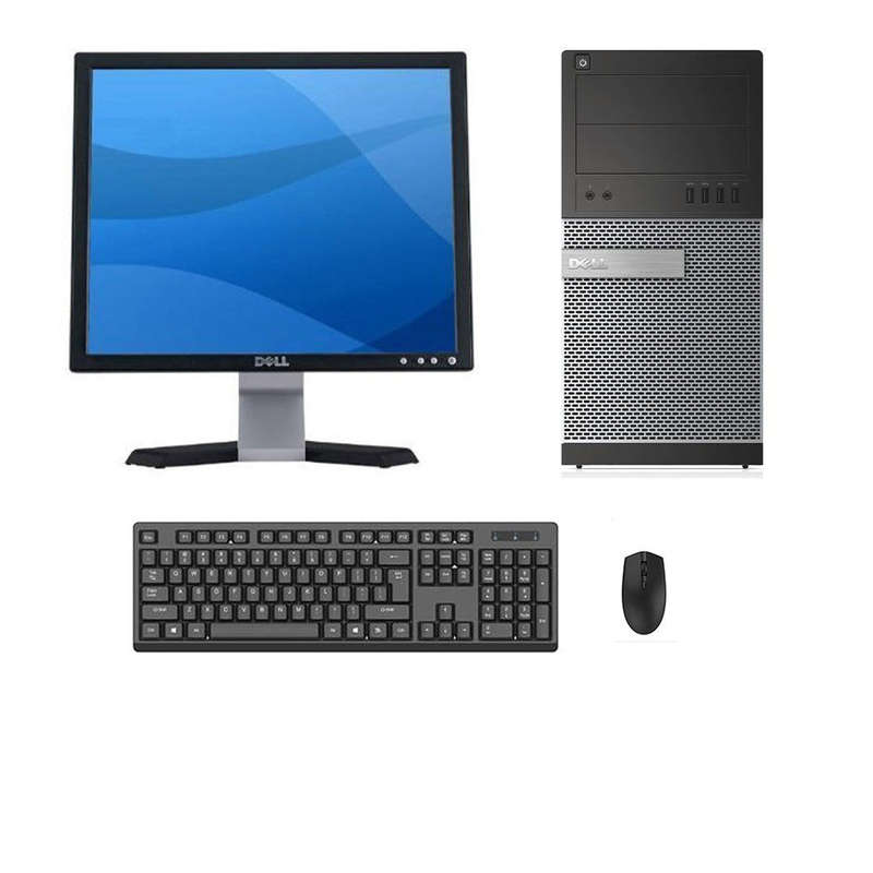 REFURBISHED - DELL OPTIPLEX 9020 MINI TOWER - I5 4570 - 4GB DDR3 - 500GB - 19INCH - COMPUTER SET ...