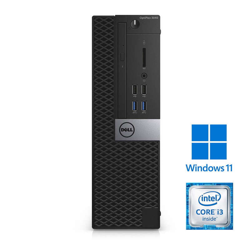 REFURBISHED - DELL OPTIPLEX 3040 SFF - I3 6100 - 8GB DDR3 - 256GB SSD - COMPUTER