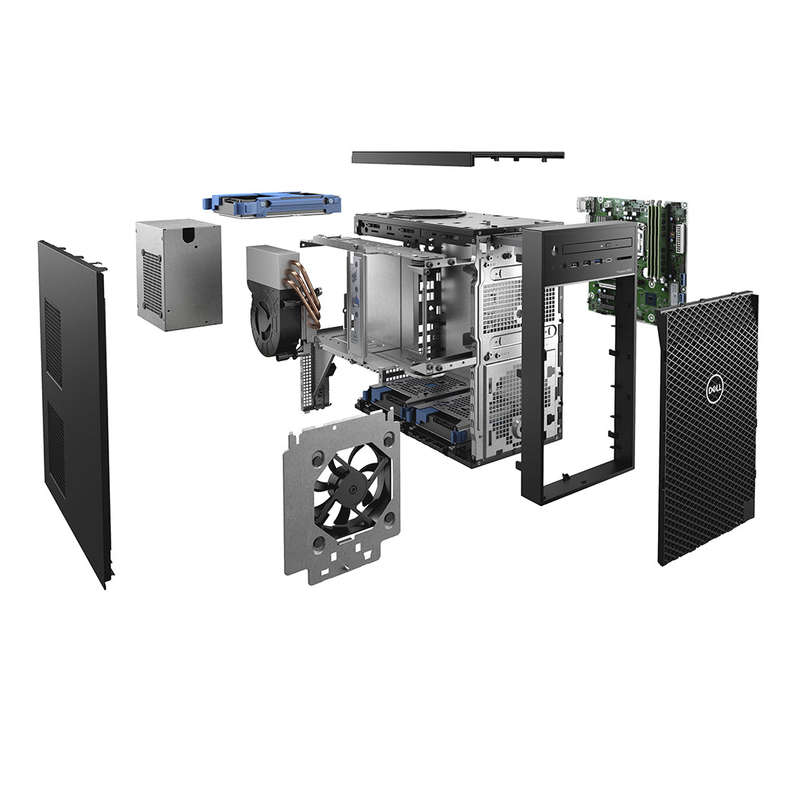 REFURBISHED - DELL PRECISION 3630 TOWER - XEON E-2246G - 6 CORE - 16GB DDR4 - 512GB M.2 SSD - 8GB...