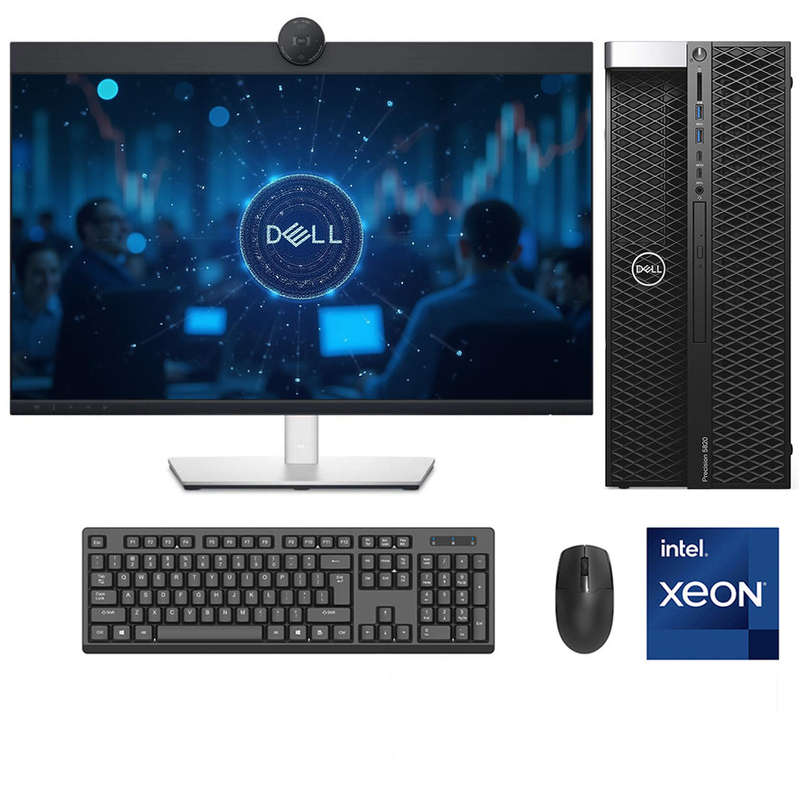 REFURBISHED - DELL PRECISION 5820 - XEON - W-2255 - 64GB DDR4 - 256GB SSD - 8GB NVIDIA GEFORCE GT...