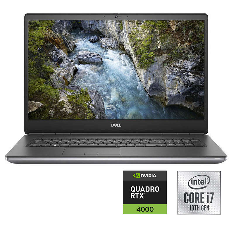 REFURBISHED - DELL PRECISION 7750 - I7 10875H - 10TH GEN - 64GB DDR4 - 512GB NVME SSD - NVIDIA QU...