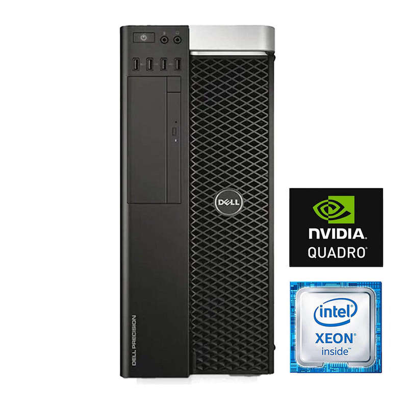 REFURBISHED - DELL PRECISION T3600 TOWER WORKSTATION - XEON E5-1650 - 64GB DDR3 - 256GB SSD + 1TB...